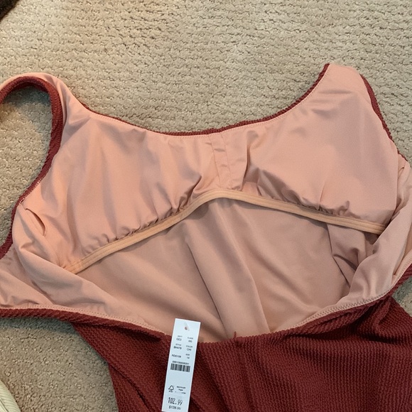 J. Crew Scrunchie Classic Scoopneck One-Piece in Chimney Size 14 Item BH478 New! - Picture 11 of 12